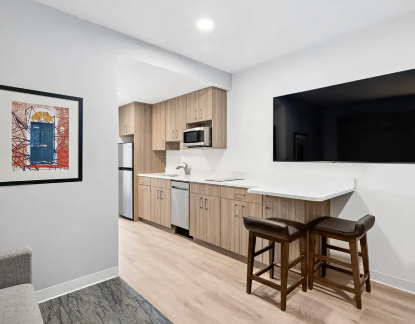 King One Bedroom Suite with Additional Hideaway Bed